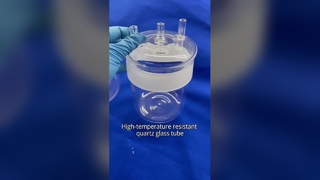 Tubo de vidrio de cuarzo de alta temperatura personalizado