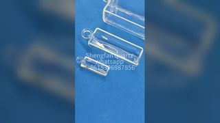 Precio de fábrica de alta pureza del portador de oblea de vidrio de cuarzo