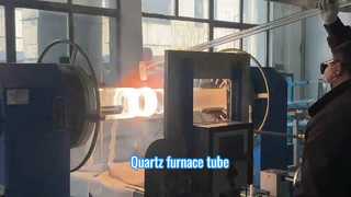 Tubos de vidrio de cuarzo fundido resistentes a altas temperaturas, de gran diámetro y fabricados en fábrica